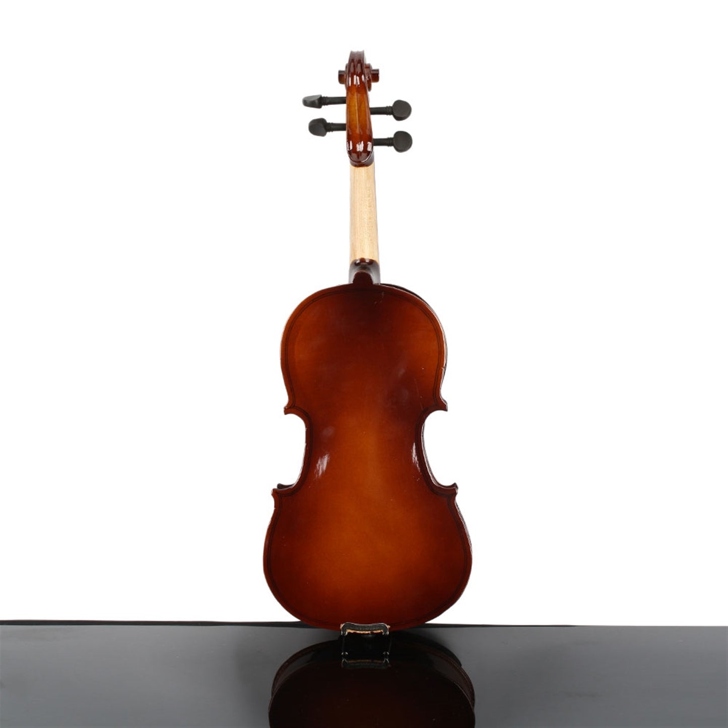 New 1/4 Acoustic Violin Case Bow Rosin Natural - Rhythmic - Cadence