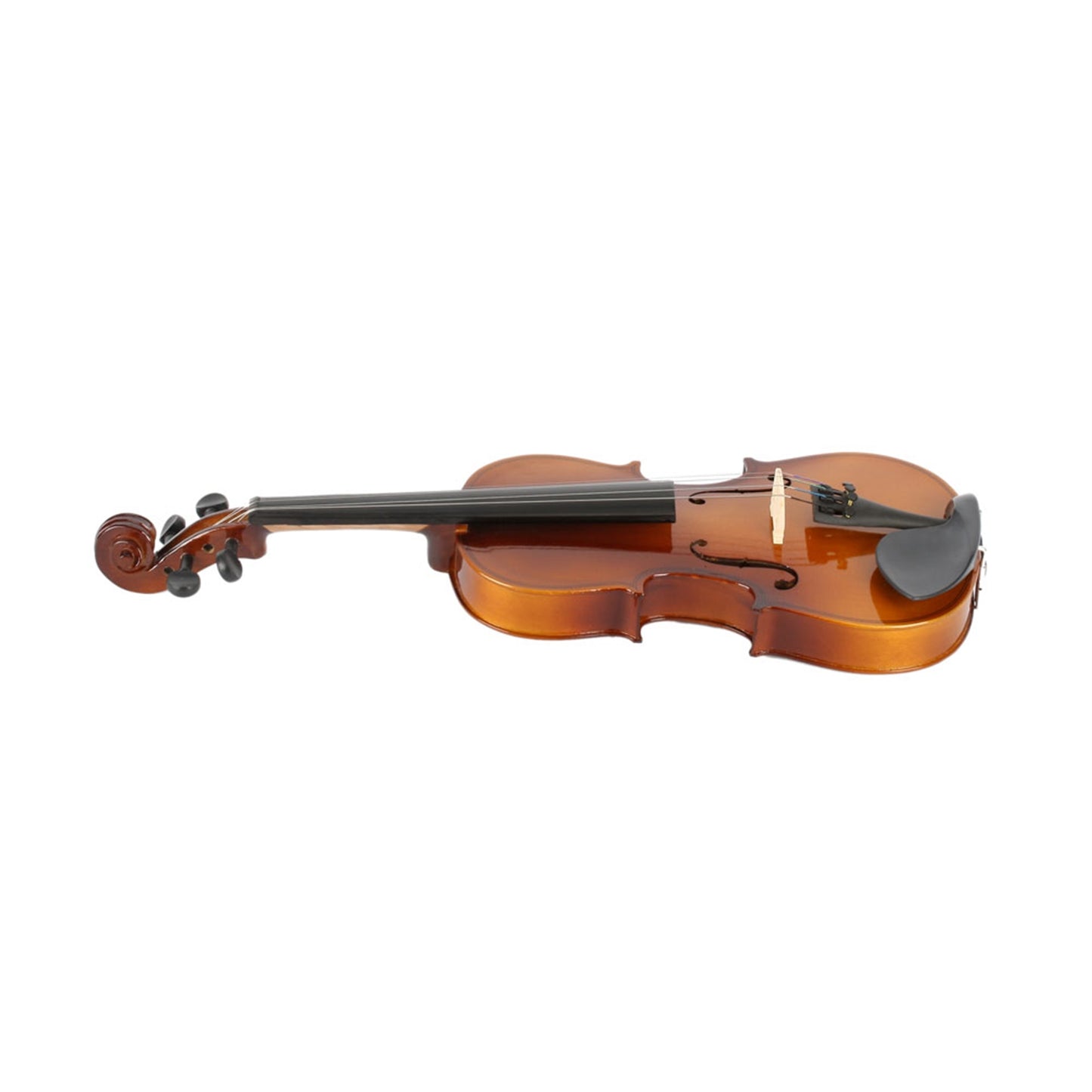 New 3/4 Acoustic Violin Case Bow Rosin Natural - Rhythmic - Cadence