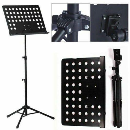 Heavy Duty Orchestral Music Stand Folding Adjustable Sheet Stand Tripod Base UK - Rhythmic - Cadence