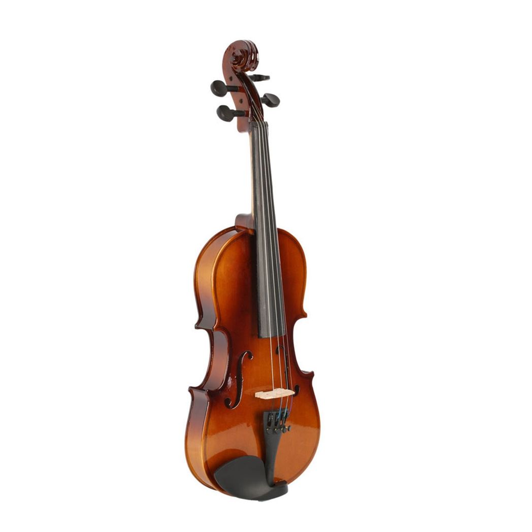 New 1/2 Acoustic Violin Case Bow Rosin Natural - Rhythmic - Cadence