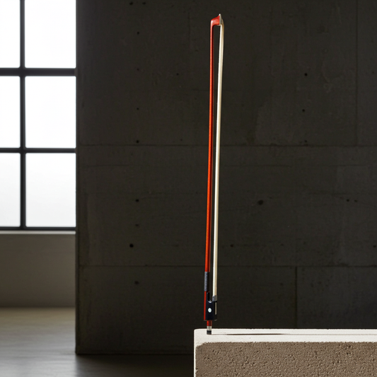 4/4 High Quality Arbor Violin Bow with Black Handle Brown