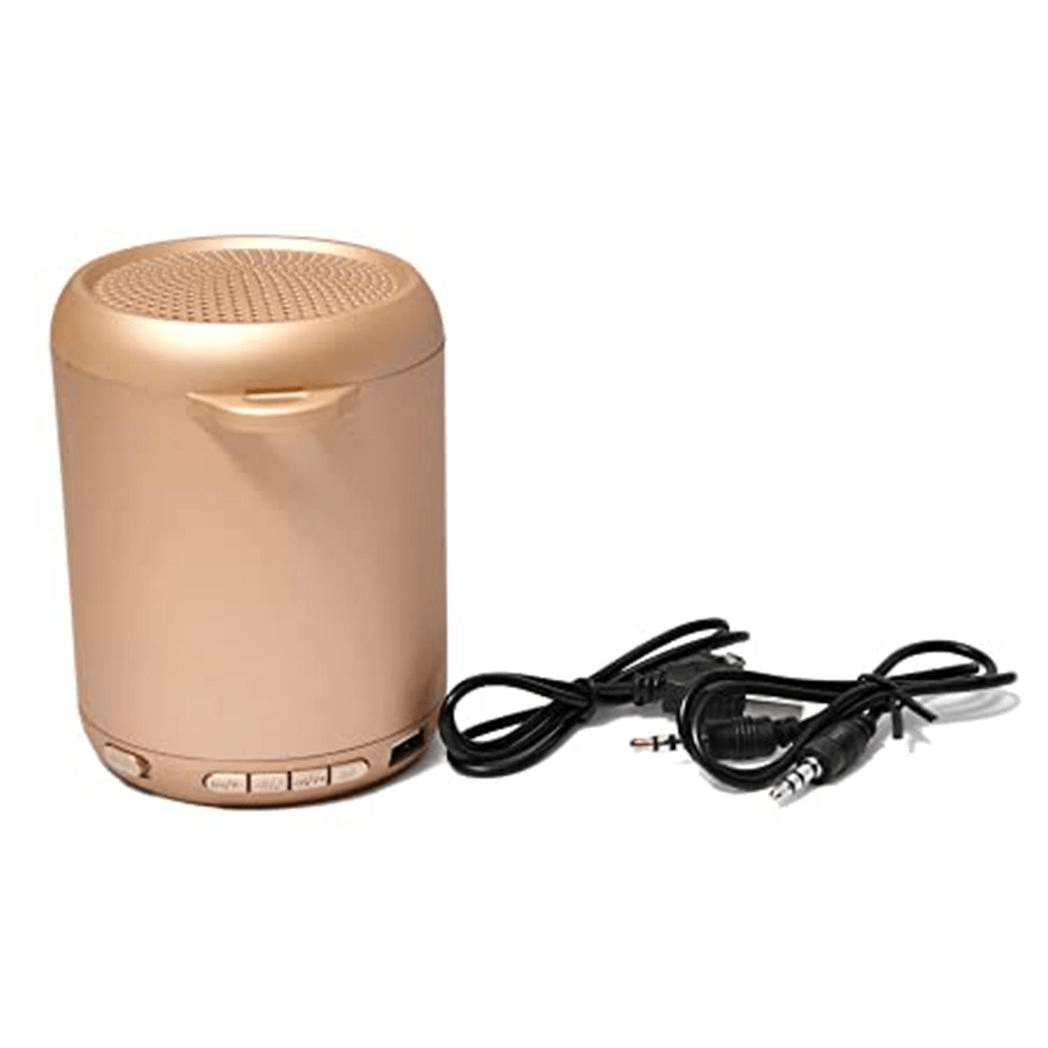 NBY Small Sound Activate LED Light Bluetooth Speaker And Dancing Fountain, Gold - Rhythmic - Cadence
