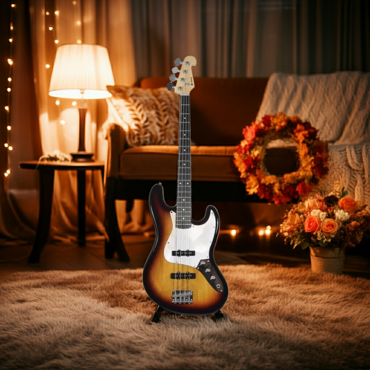 CAB42 Bass Guitar - 3-tone sunburst