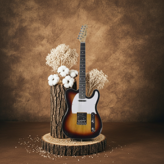 CAL62 Electric Guitar 3-tone sunburst