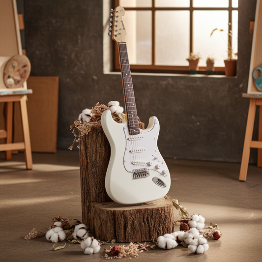 CAL63 Electric Guitar - Arctic White