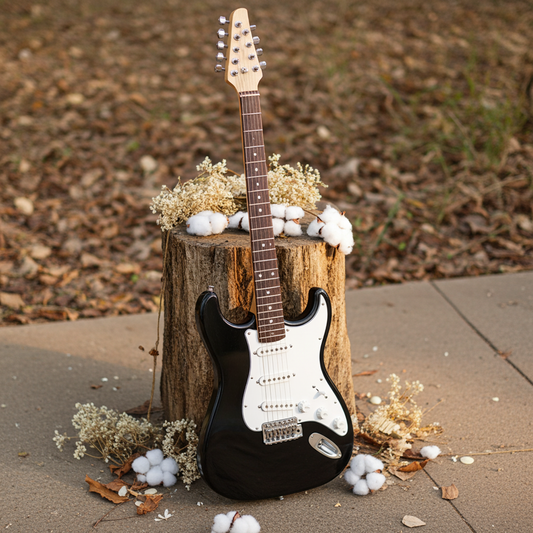 CAL63 Electric Guitar - L/Hand Black