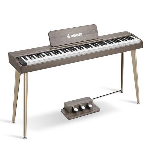 Donner DDP - 60 88 - Key Semi - Weighted Upright Keyboard Piano Grey - Rhythmic - Cadence