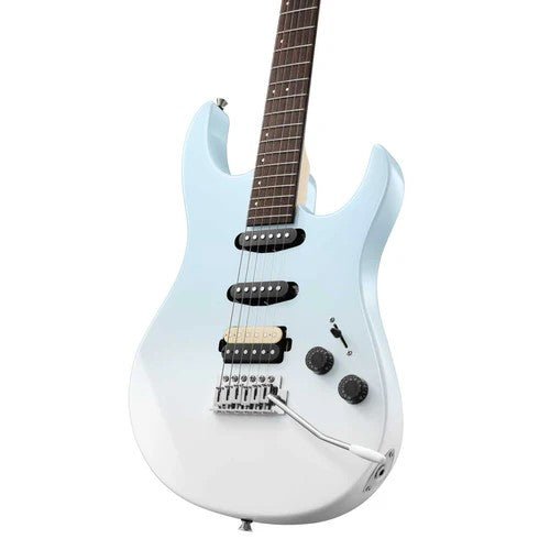Donner DMT - 66 Electric Guitar with Ceramic Single - Coil - Blue White Gradient - Rhythmic - Cadence