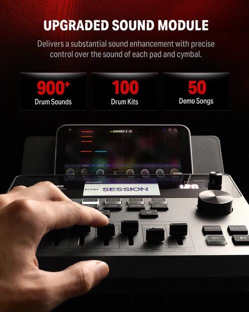 Donner DED - 300X Electronic Drum Kit - Rhythmic - Cadence