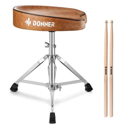 Donner DT - 50 Saddle Drum Throne - Rhythmic - Cadence