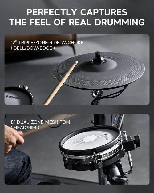 Donner Beat Electronic Drum kit - Rhythmic - Cadence