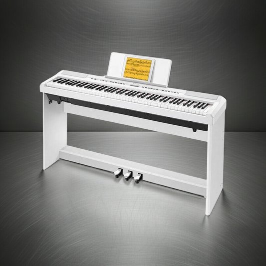 Donner DEP-20 Portable Keyboard 88-Key Weighted with Stand - White