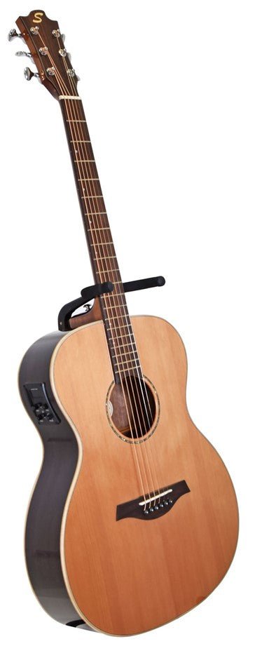 Sevinia Solid Top Series Electro - Acoustic Guitar - OM Cedar Rosewood - Rhythmic - Cadence