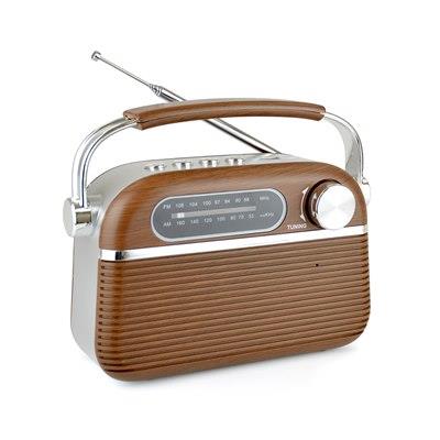 Lloytron Bluetooth Rechargeable Radio Vintage - N6403WD - Rhythmic - Cadence