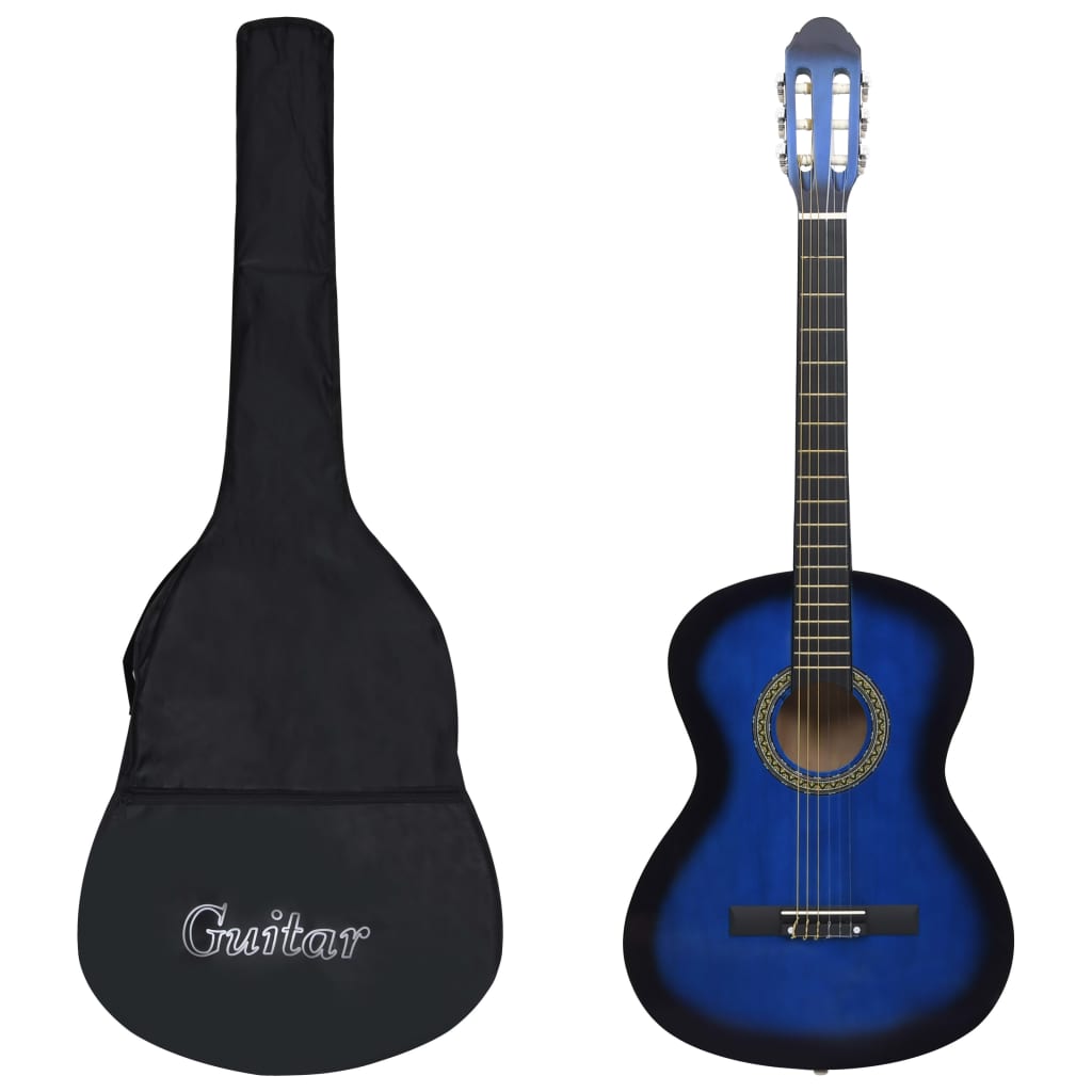 vidaXL 12 Piece Classical Guitar Beginner Set 4/4 39 (8 - 10 day delivery) - Rhythmic - Cadence