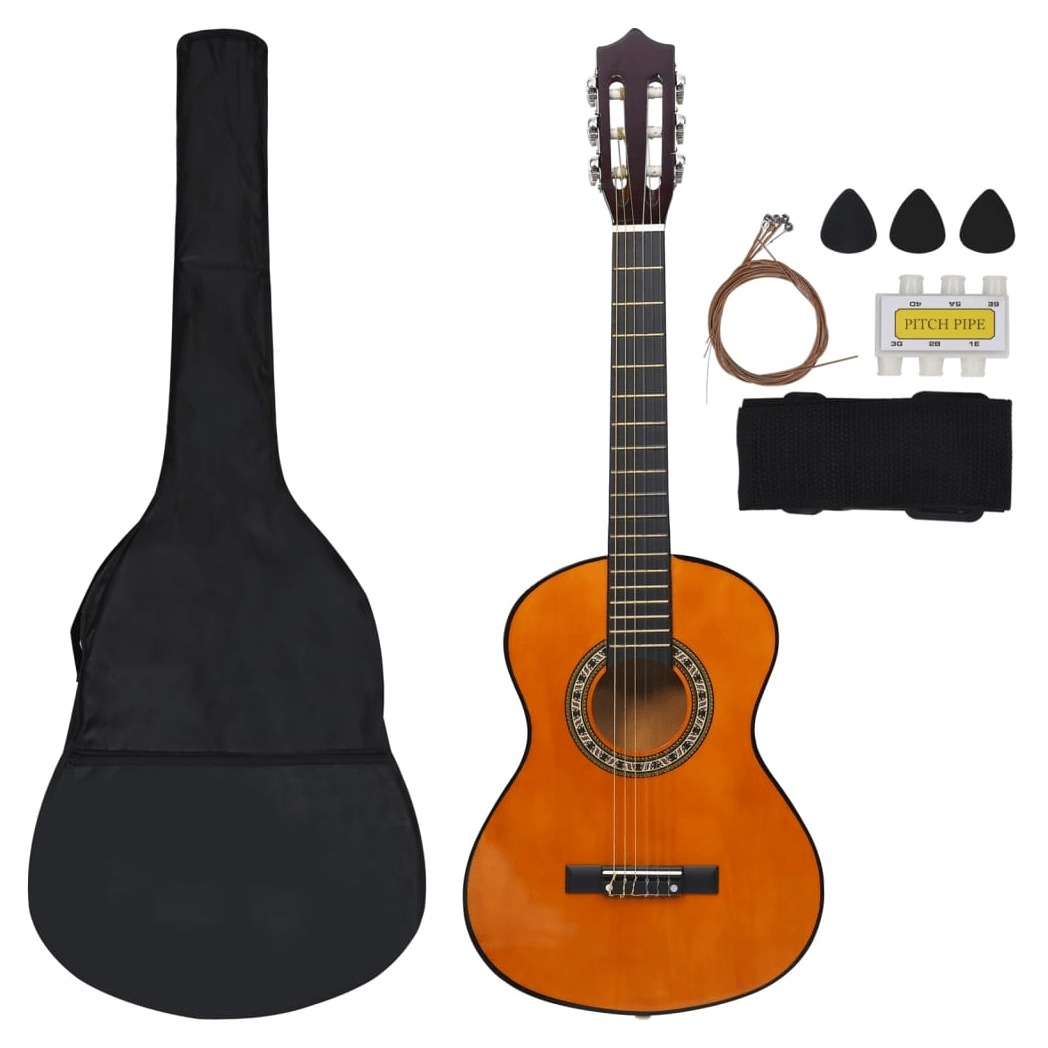 vidaXL 12 Piece Classical Guitar Beginner Set 4/4 39 (8 - 10 day delivery) - Rhythmic - Cadence