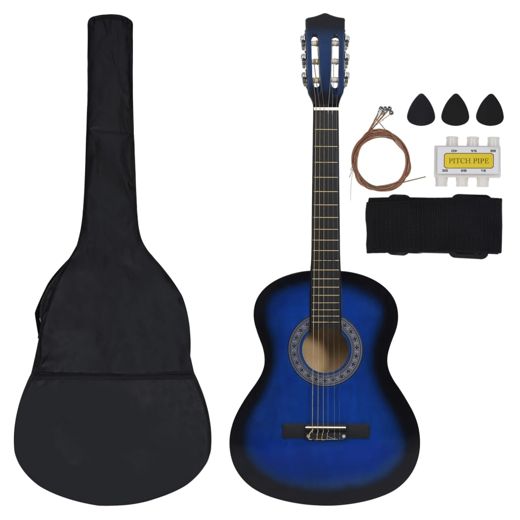 vidaXL 12 Piece Classical Guitar Beginner Set 4/4 39 (8 - 10 day delivery) - Rhythmic - Cadence