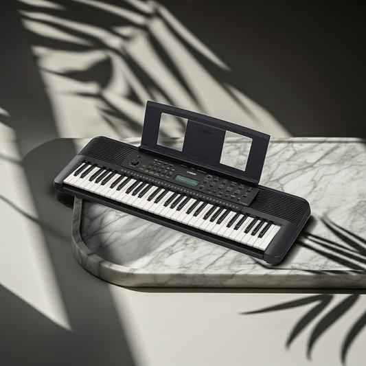 Yamaha - PSR-E283 Portable Keyboard Black including stand