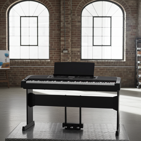 Yamaha DGX-670 Digital Piano Black including 3 Pedals & Stand