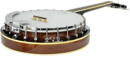 BJ Series Banjo - 4 - string - Mahogany Closed Black - Rhythmic - Cadence