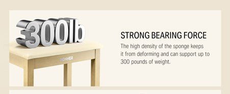 Donner Light Wood Colour Piano Bench with High - Density Suede Cushion - Rhythmic - Cadence