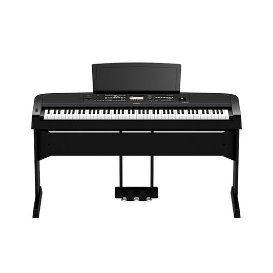 Yamaha DGX - 670 Digital Piano Black including 3 Pedals & Stand - Rhythmic - Cadence