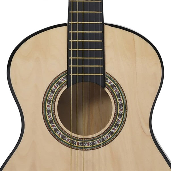 vidaXL Classical Guitar for Beginner and Kids with Bag 1/2 34" - Natural