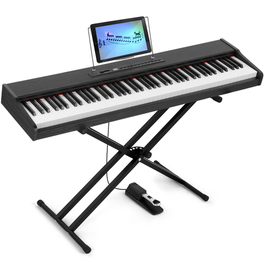 MUSTAR DIGITAL PIANO - BLACK - Rhythmic - Cadence
