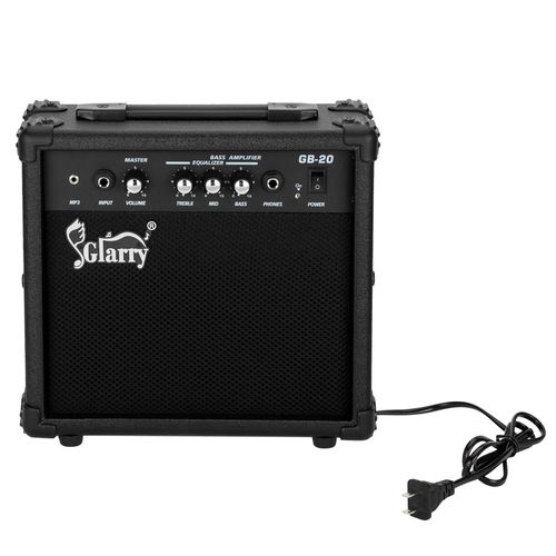 Glarry 20W Portable Electric Bass Amplifier - Perfect Sound for Beginners! - Rhythmic - Cadence