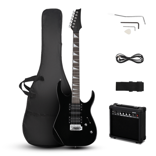 170 Model With 20W Electric Guitar Pickup Hsh Pickup Guitar Stereo Bag Harness Picks Rocker Connector Wrench Tool Black - Rhythmic - Cadence