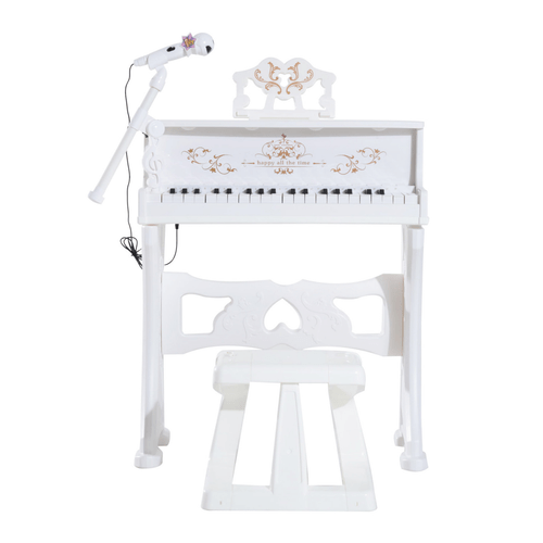 37/32 Key Kids Battery Keyboard Mini Grand Piano Stool Microphone Musical Toy - Rhythmic - Cadence