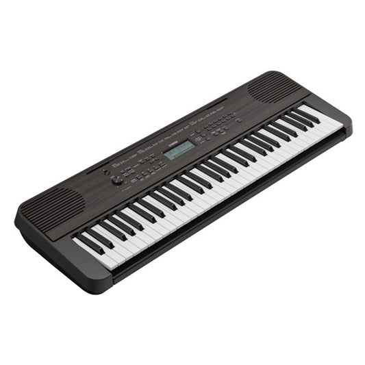 Yamaha PSR - E360 Keyboard - Dark Walnut - Rhythmic - Cadence