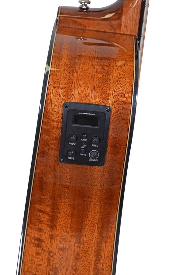 Sevinia Solid Top Series Electro - Acoustic Guitar - West Spruce Mahogany - Rhythmic - Cadence