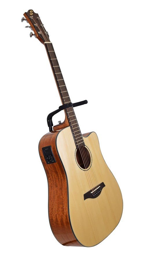 Sevinia Solid Top Series Electro - Acoustic Guitar - West Spruce Mahogany - Rhythmic - Cadence