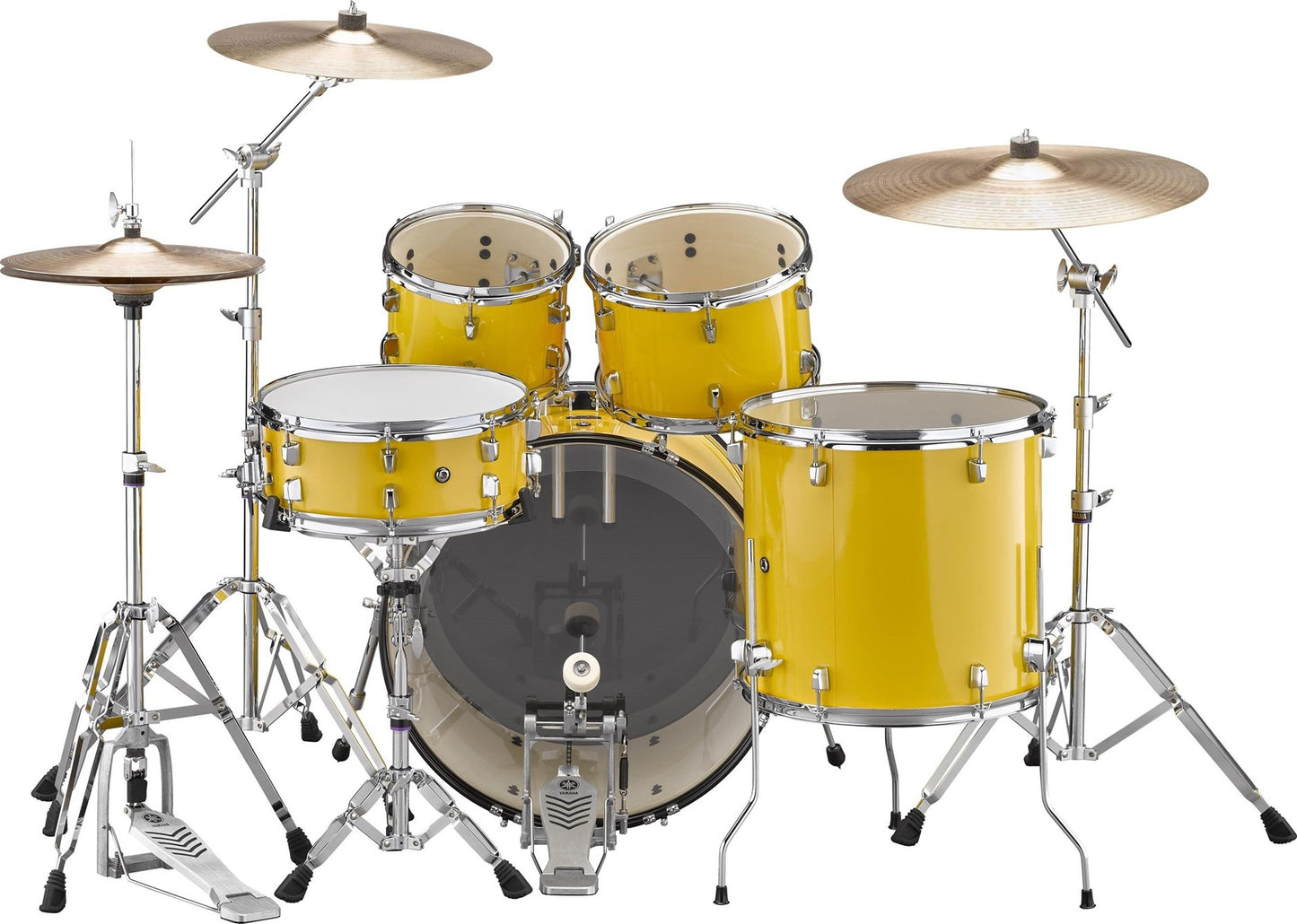 Yamaha Rydeen Drum Kit With 22" Kick Drum & Cymbals - Mellow Yellow