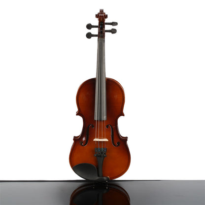 New 1/4 Acoustic Violin Case Bow Rosin Natural - Rhythmic - Cadence