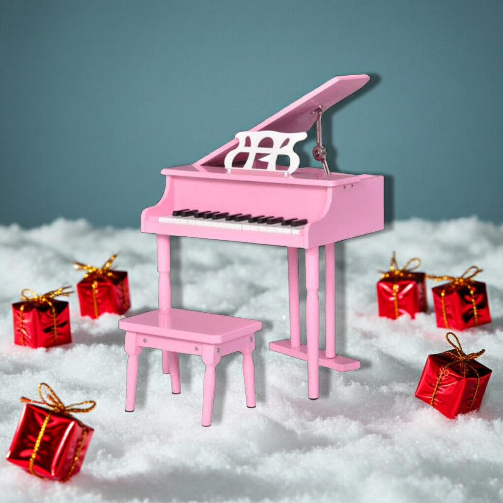 30 Keys Mini Kids Piano with Music Stand and Bench Best Gifts Toy HOMCOM