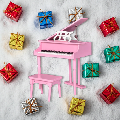 30 Keys Mini Kids Piano with Music Stand and Bench Best Gifts Toy HOMCOM