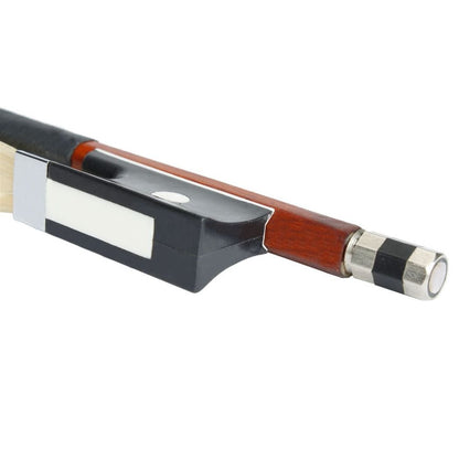 4/4 High Quality Arbor Violin Bow with Black Handle Brown - Rhythmic - Cadence