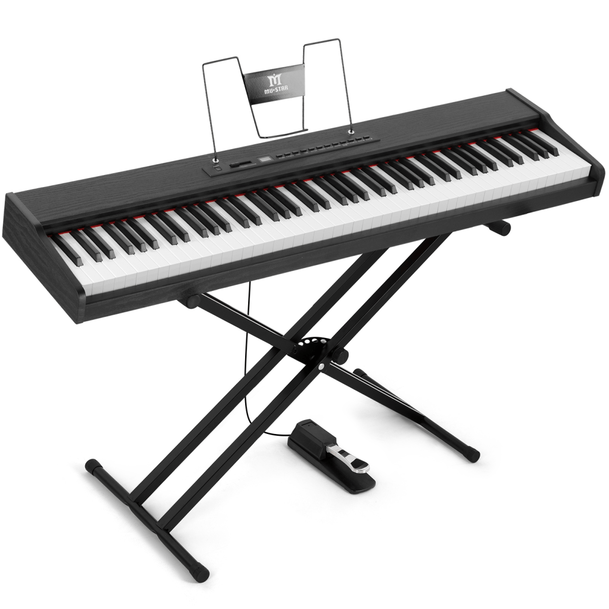 MUSTAR DIGITAL PIANO - BLACK - Rhythmic - Cadence