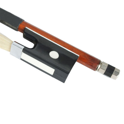 4/4 High Quality Arbor Violin Bow with Black Handle Brown - Rhythmic - Cadence