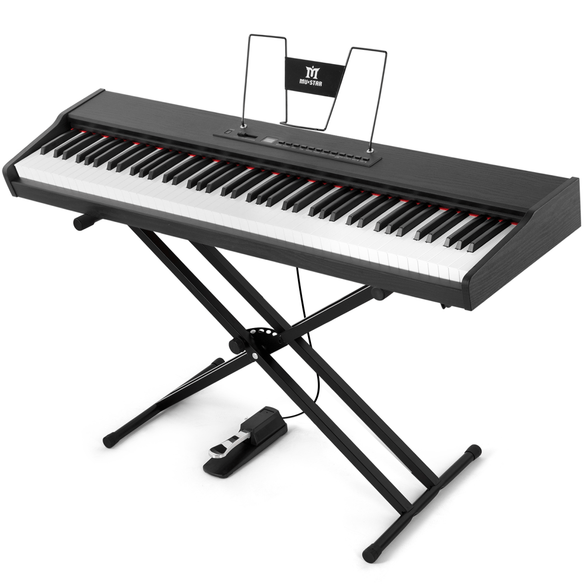 MUSTAR DIGITAL PIANO - BLACK - Rhythmic - Cadence
