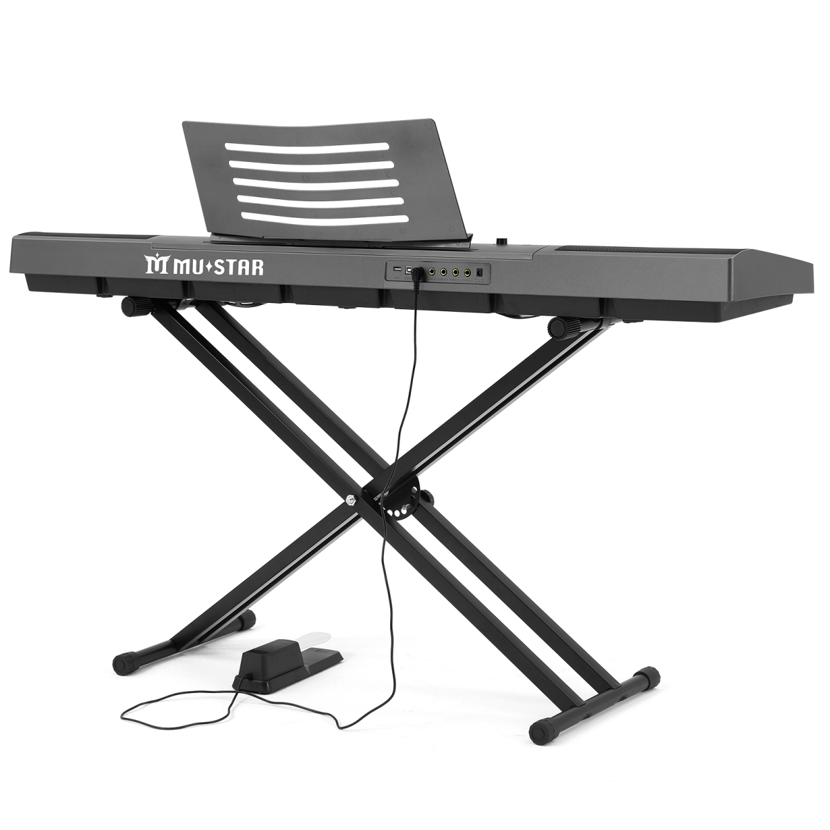 88 Semi Weighted Digital Piano Black/Grey - Rhythmic - Cadence