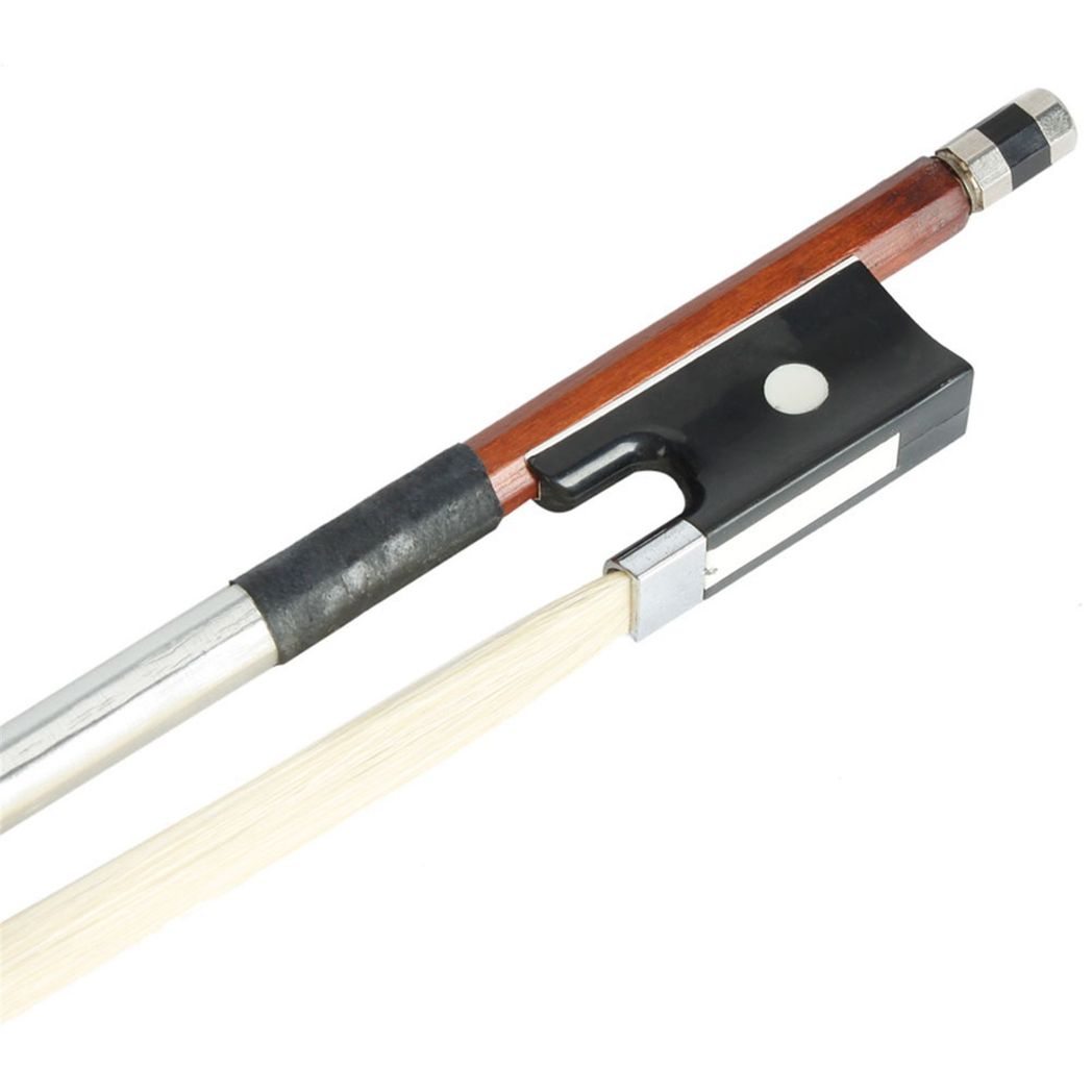 4/4 High Quality Arbor Violin Bow with Black Handle Brown - Rhythmic - Cadence
