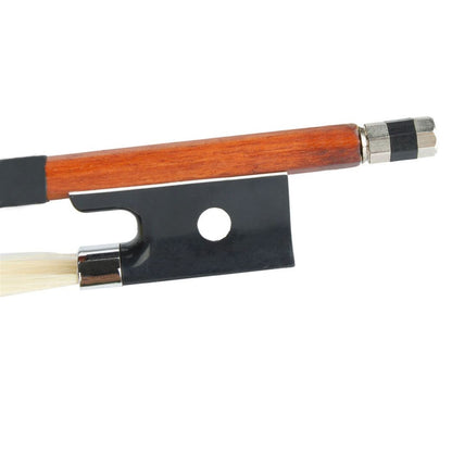 4/4 High Quality Arbor Violin Bow with Black Handle Brown - Rhythmic - Cadence