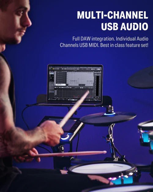 Donner BackBeat Electronic Drum Set - Rhythmic - Cadence