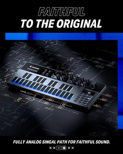 Donner Essential B1 Analog Bass Synthesizer & Sequencer - Rhythmic - Cadence