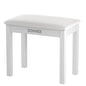 Donner DKB - 10 Piano Bench with Storage White - Rhythmic - Cadence