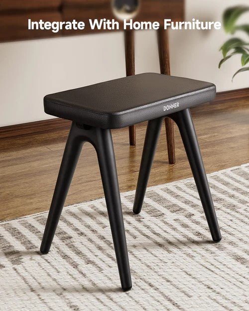 Donner DKB - 100 Home Style Solid Wood Piano Bench - Rhythmic - Cadence