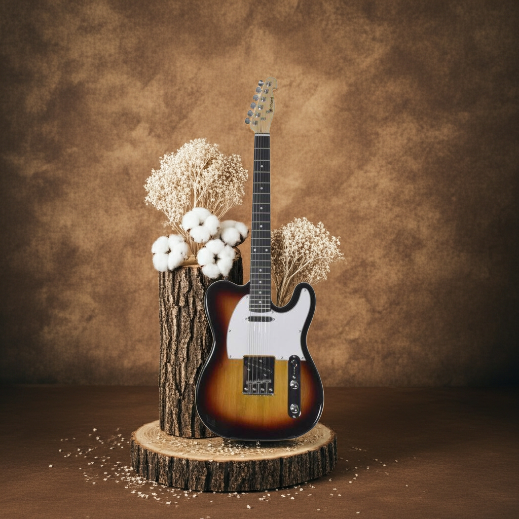 CAL62 Electric Guitar 3-tone sunburst